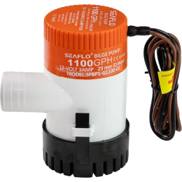 Помпа осушительная 12В 1100GPH (70 л/мин) SeaFlo (SFBP1-G1100-01, 10264004)